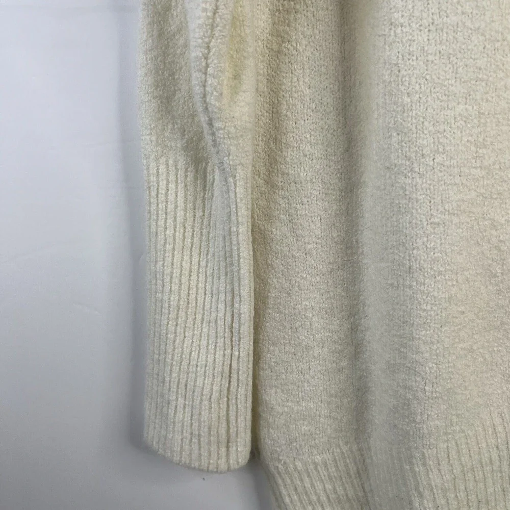 Anthropologie Size M Naomi Sweater Merino Wool Blend Boat Neck Oversized Slouchy